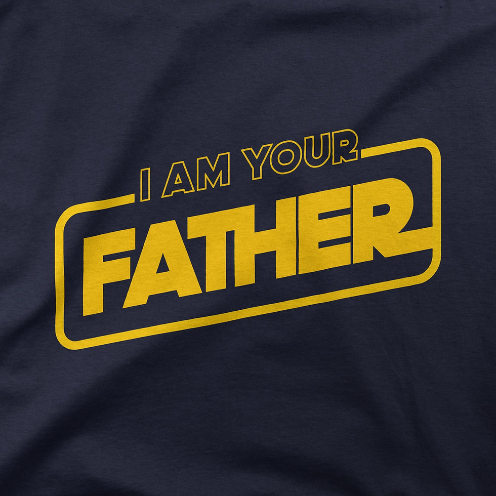 Star Wars I Am Your Father Luke adult unisex tshirt