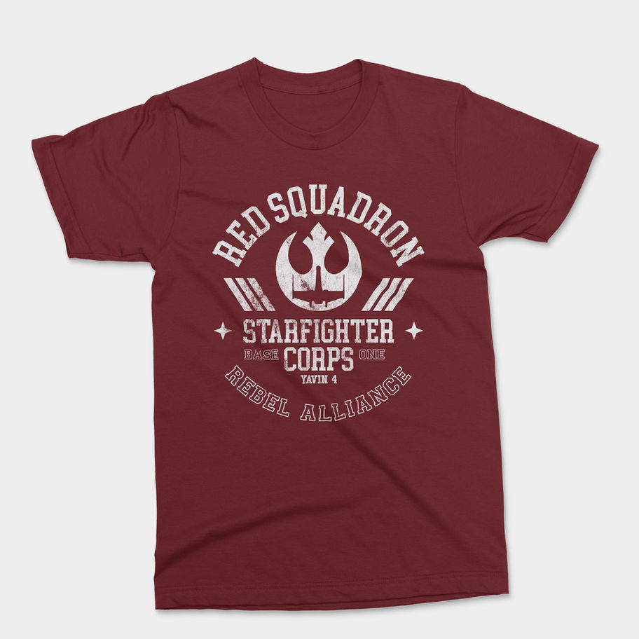 star wars red squadron starfighter corps shirt adult