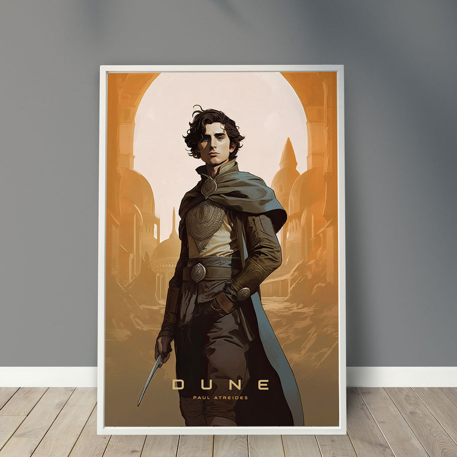 Dune's Paul Atreides poster of the Kwisatz Haderach digital print