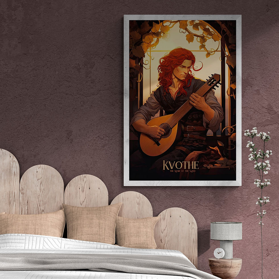 Kingkiller Chronicl Name of the Wind Kvothe Poster