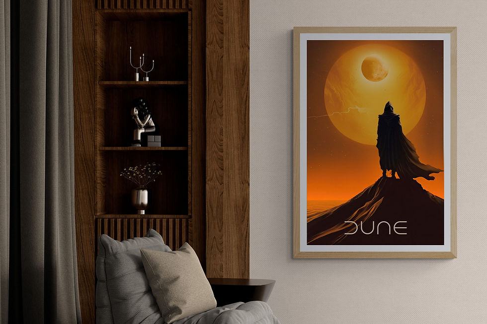 Dune Visions of Arrakis Kwisatz-Haderach Fan-art poster digital print