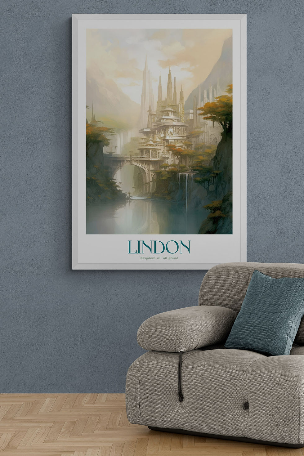 Poster of The Kingdom of Gil-galad, Lindon, from the Silmarillion