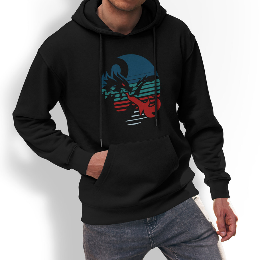 Dungeons & Dragons logo adult unisex hoodie