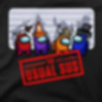 Among us kids youth shirt in the usual suspects style