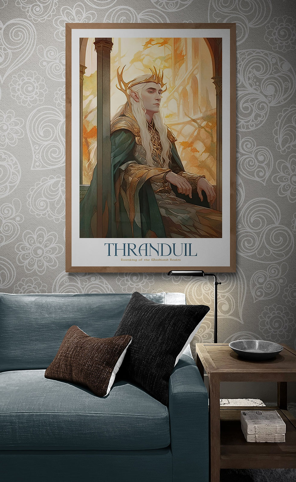 Poster of King Thranduil of Mirkwood, digital print