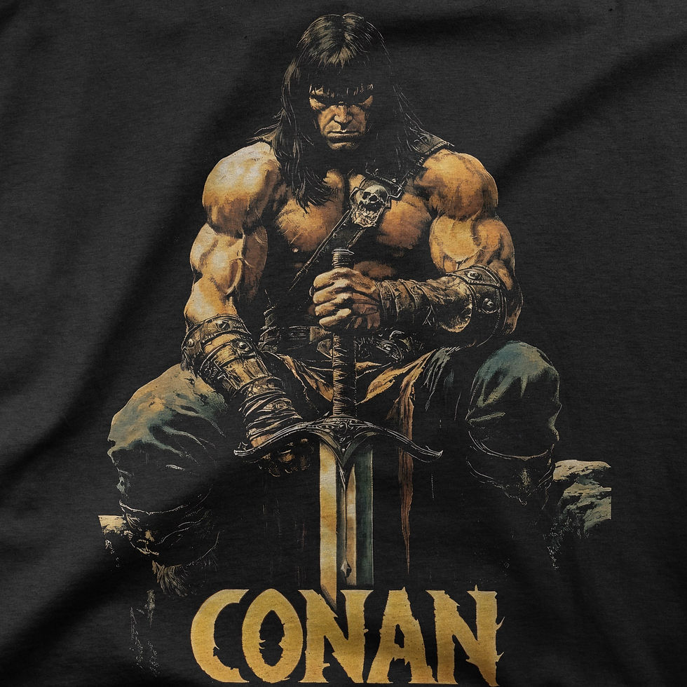 Conan the Barbarian Retro Tshirt