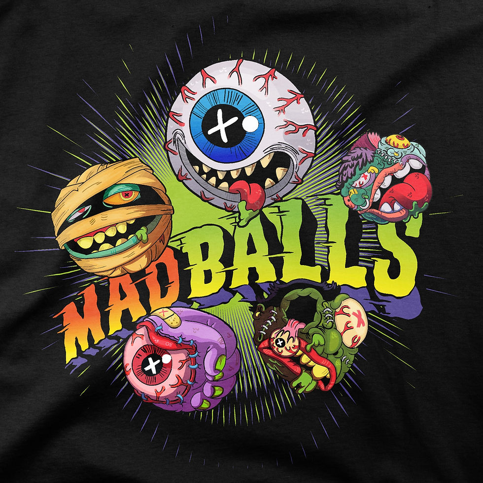Madballs hoodie unisex classic toy balls