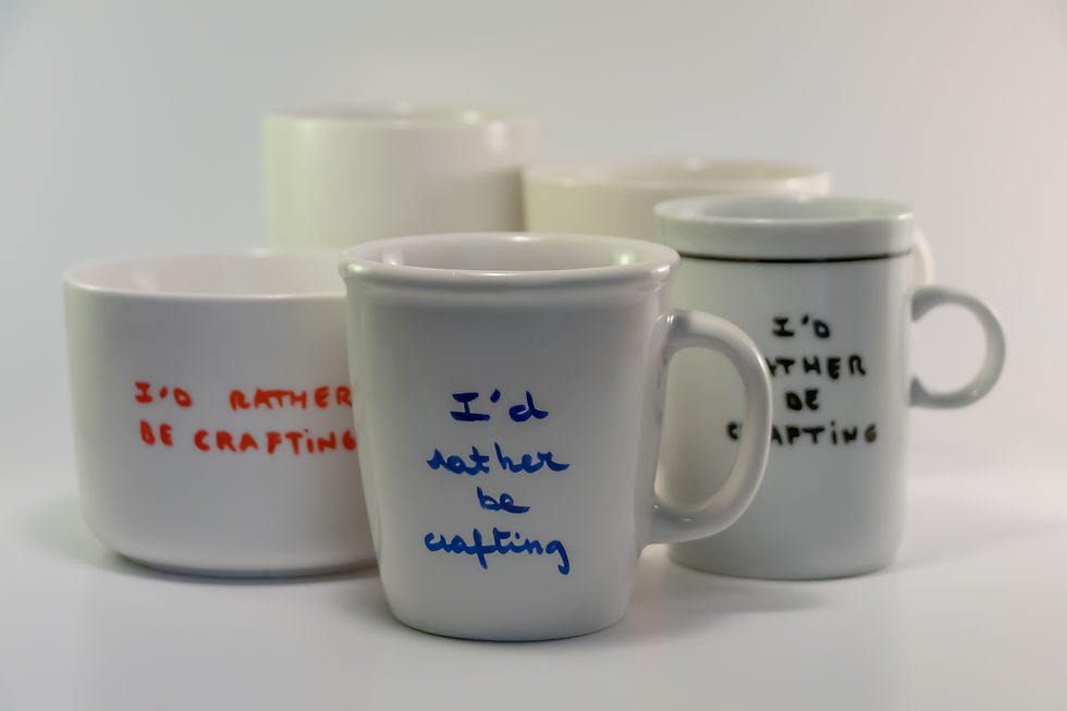 Thumbnail: Mug -  I'd rather be crafting