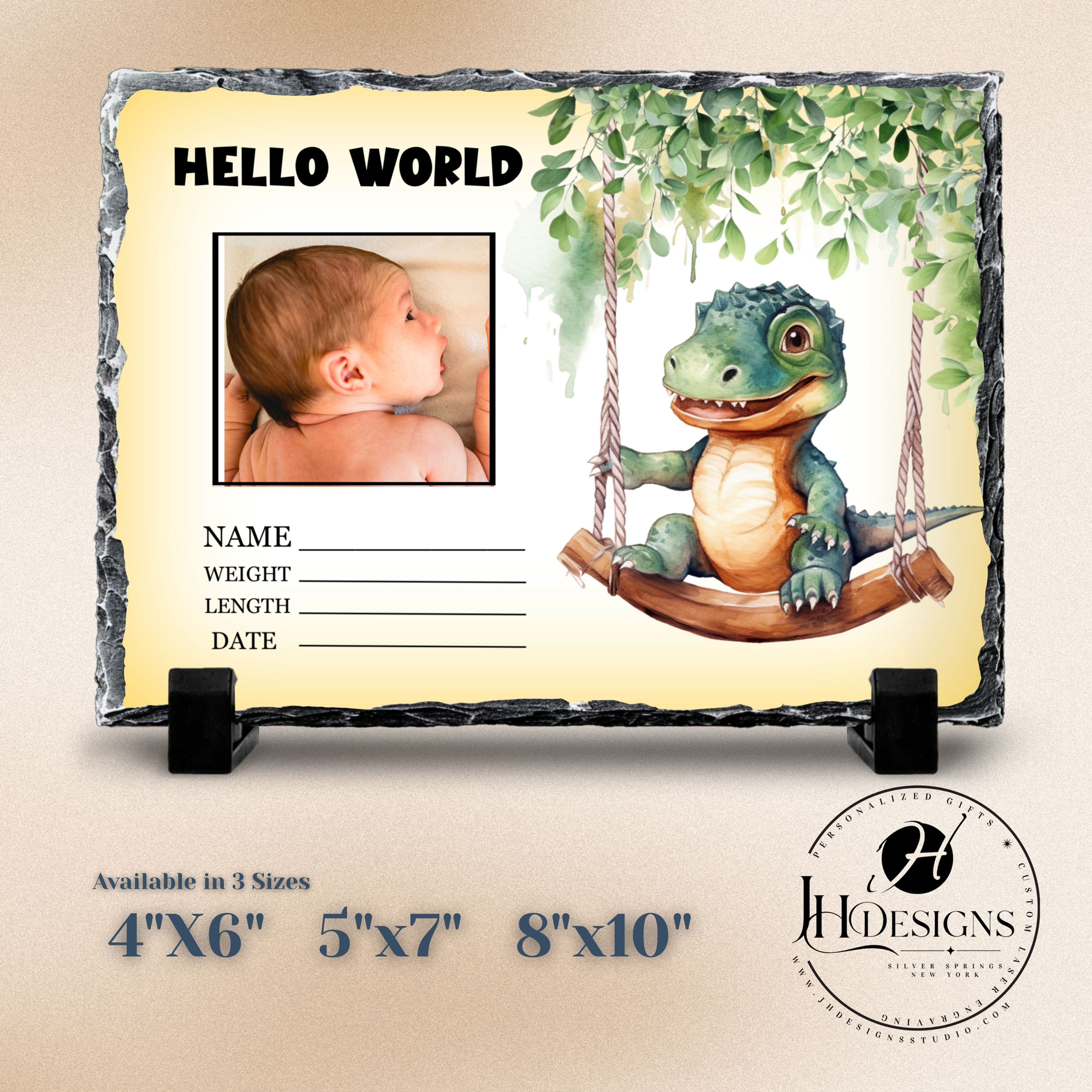 Slate Birth Announcement