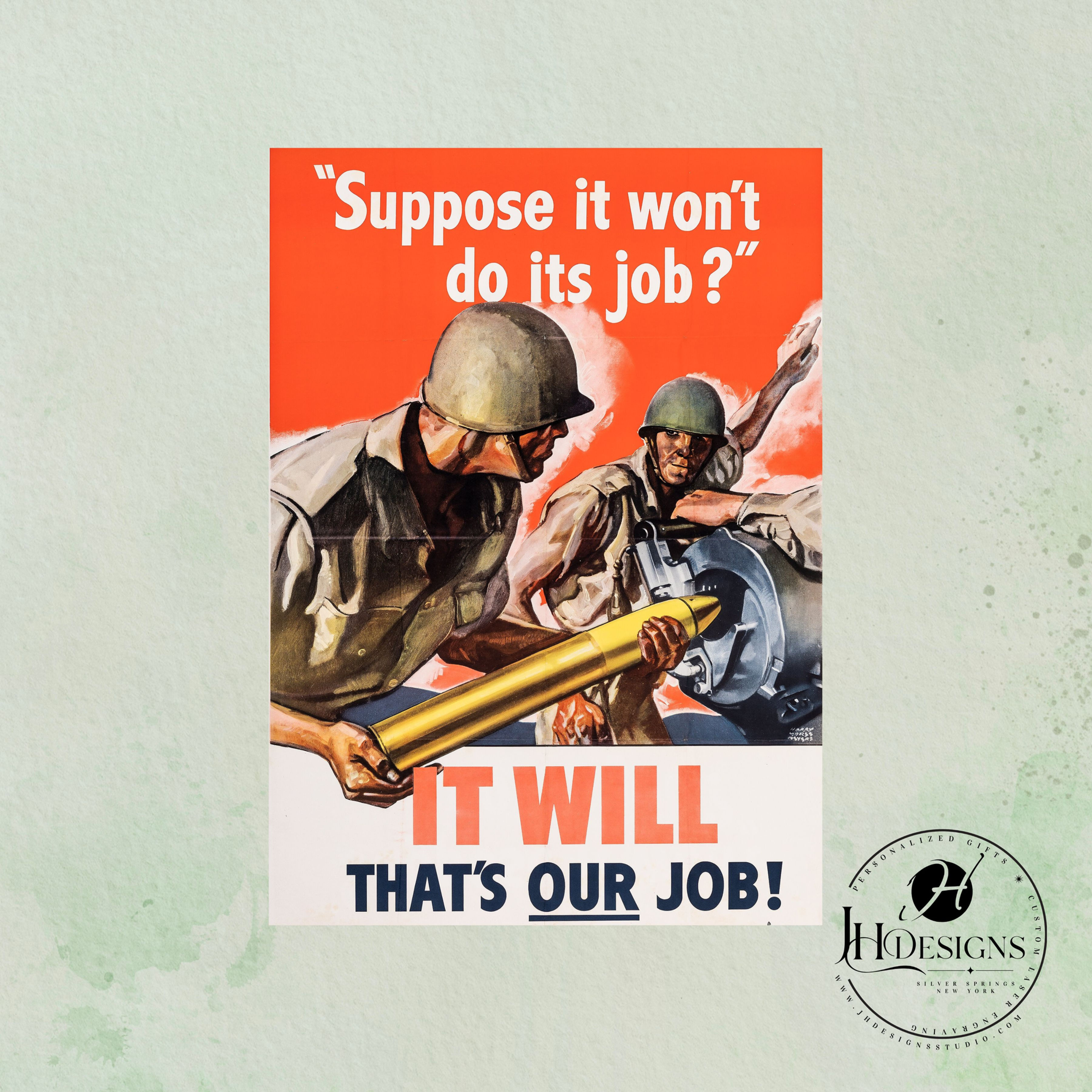 World War II Propaganda Poster Magnet 18