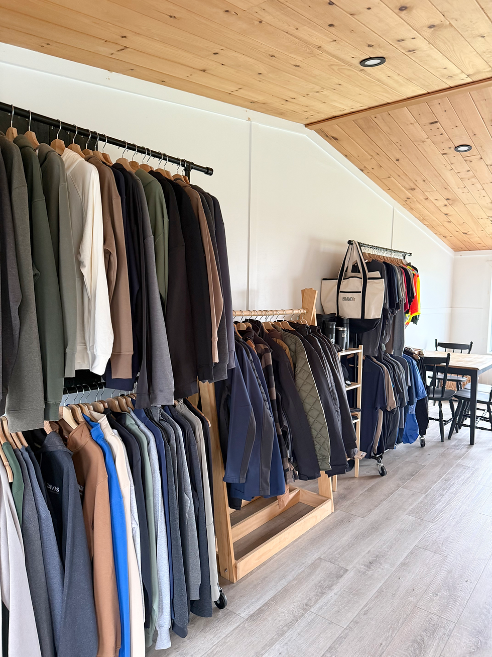 Custom Apparel Showroom