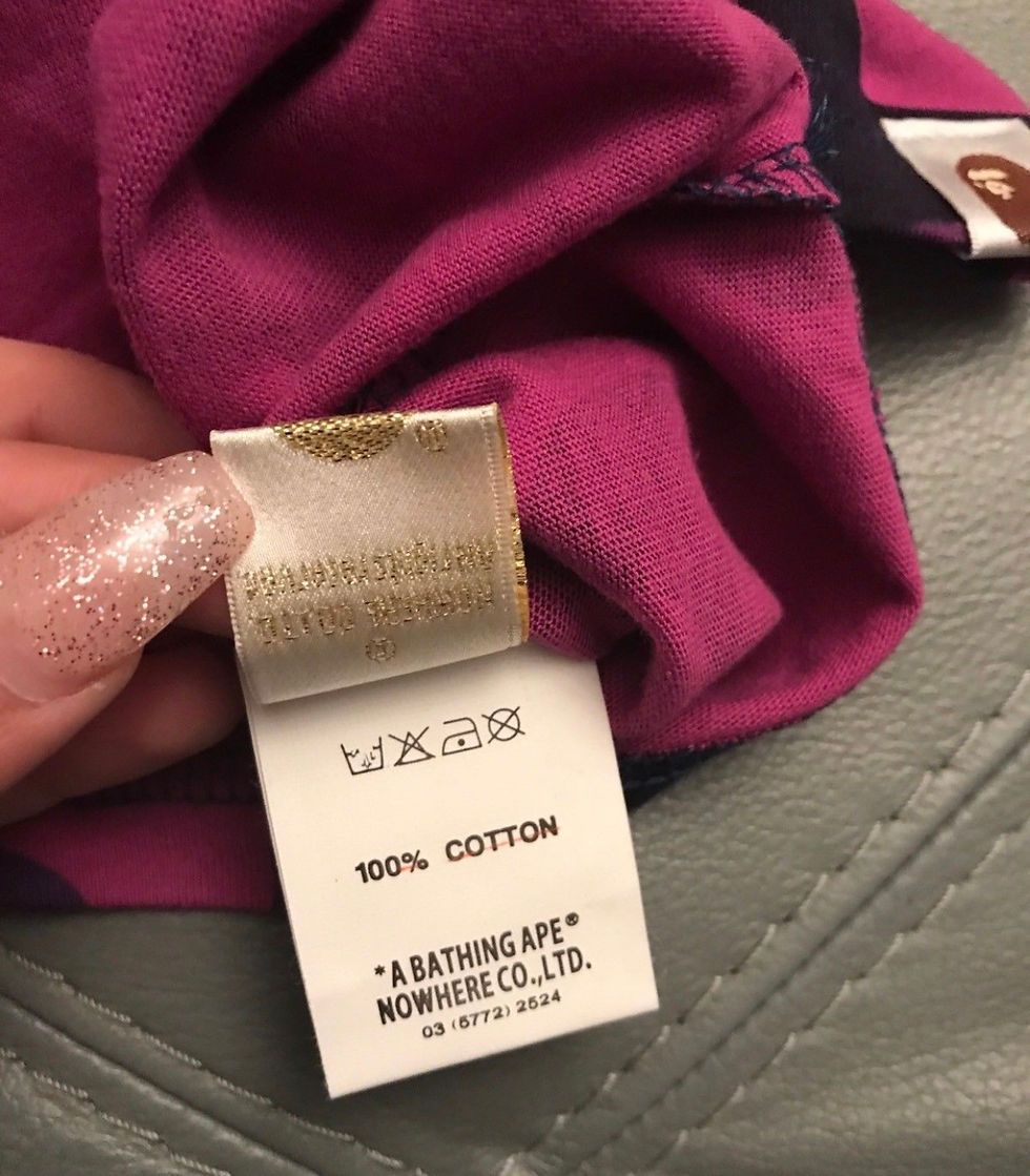 Thumbnail: Ape blue/pink camo t-shirt