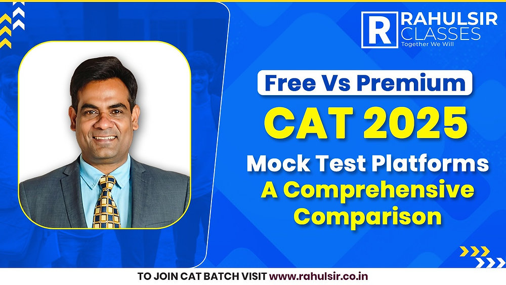 Free vs. Premium CAT 2025 Mock Test Platforms: A Comprehensive Comparison