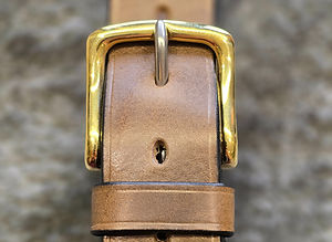 Handmade leather belts