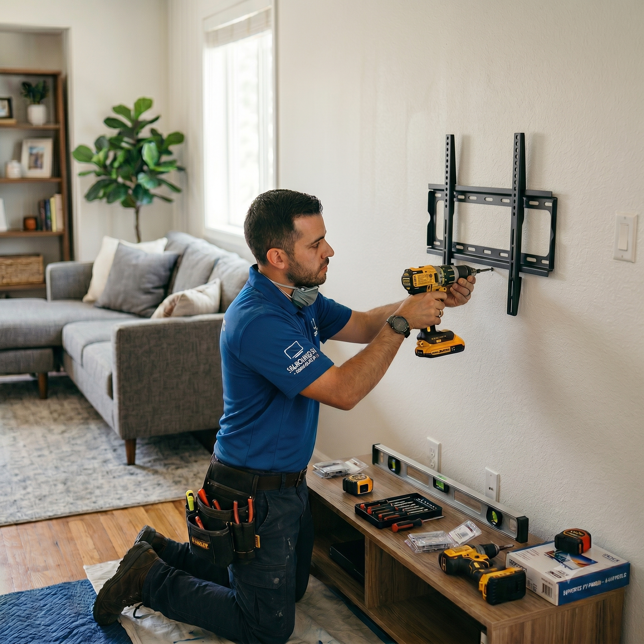 INSTALACIÓN DE SOPORTE PARA TELEVISOR