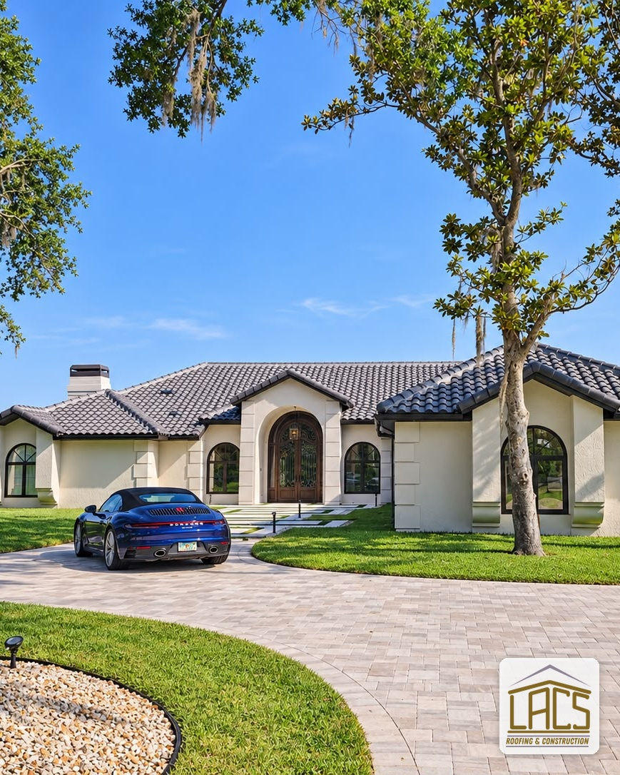 Completed home project by LACS Roofing & Construction, licensed general contractor in Central Florida