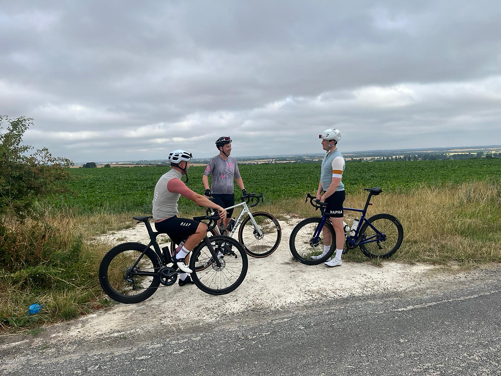 Regroup at the top of a climb