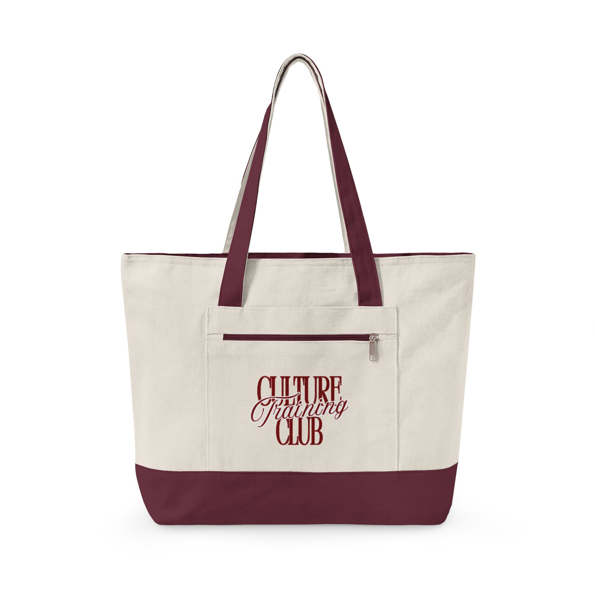 Copy of Zippered Canvas Tote