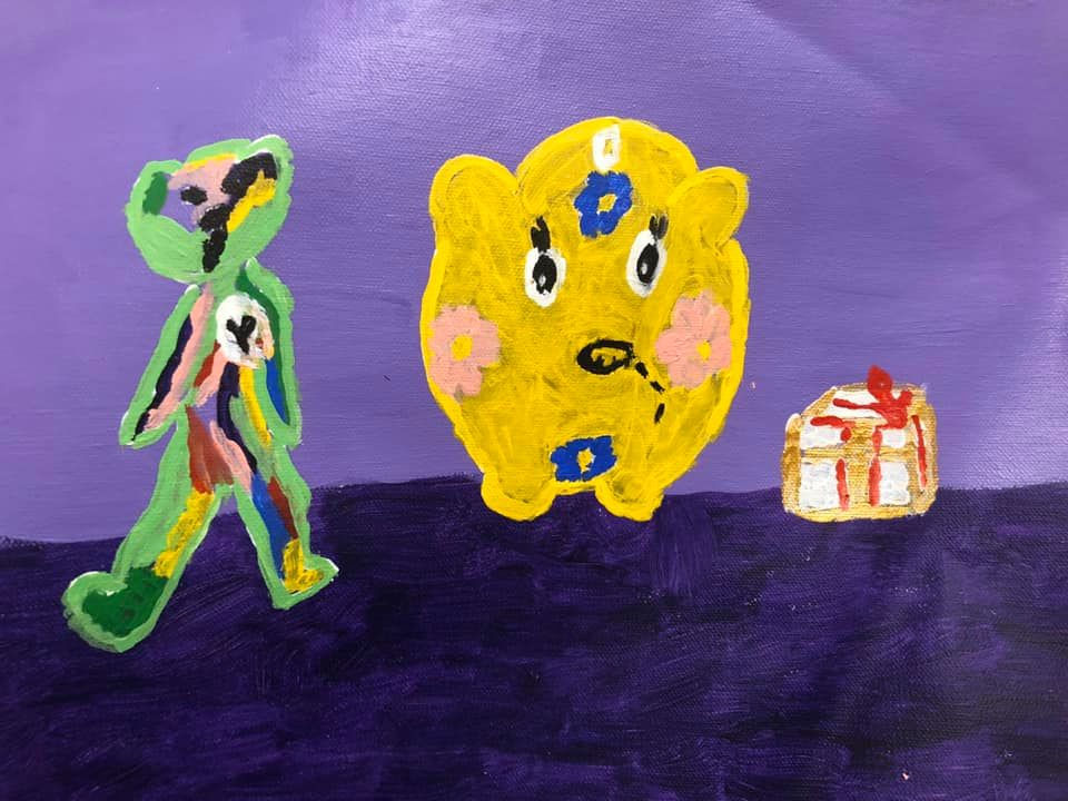 piggy bank art