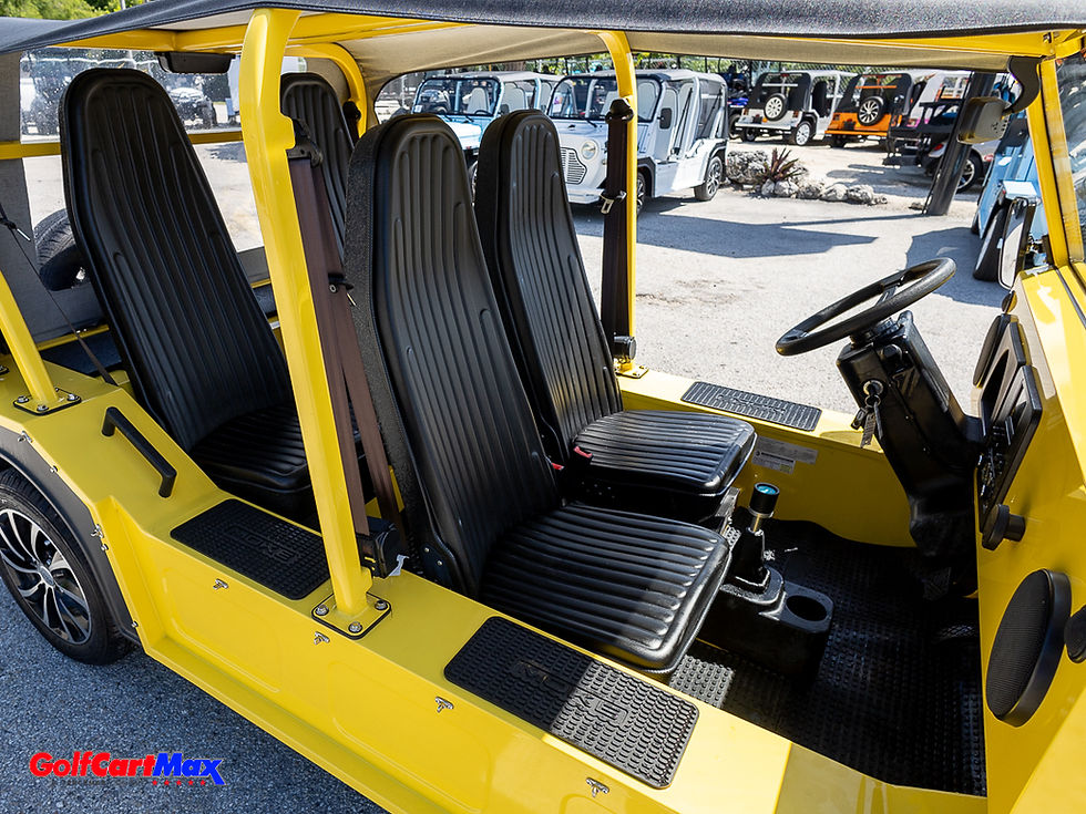 Thumbnail: Moke America eMoke Yellow - Street Legal Golf Cart