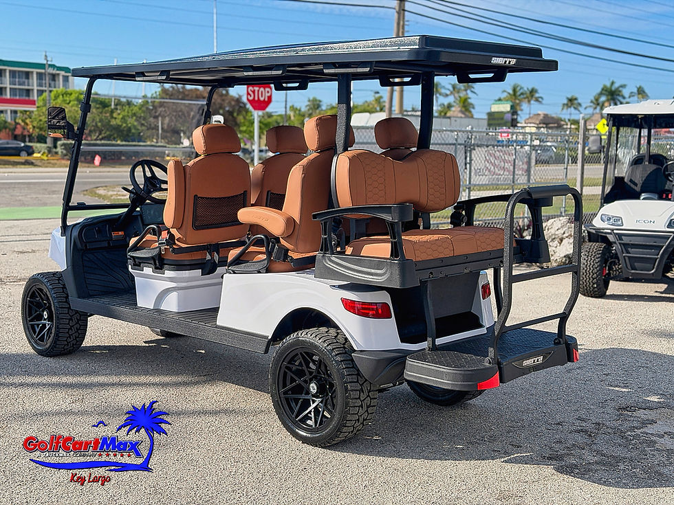 Thumbnail: 2026 Sierra AX3 Summit White - Street Legal Electric Golf Cart