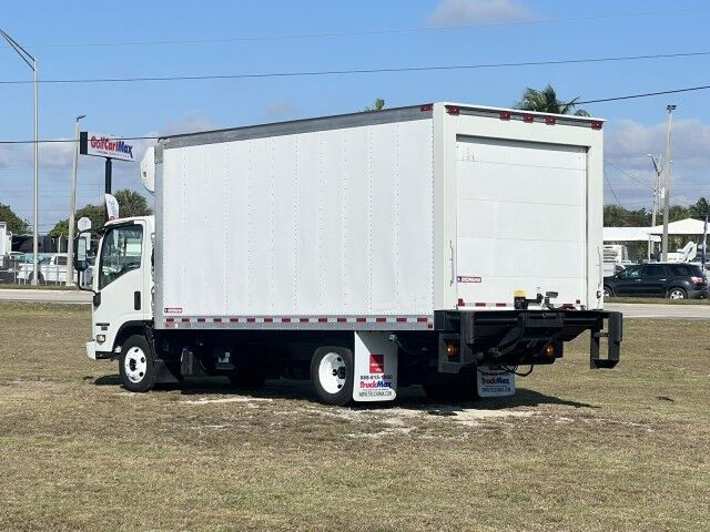 Thumbnail: Used 2018 Isuzu Npr 16' refrigerated truck with 2,000 lbs. lift gate