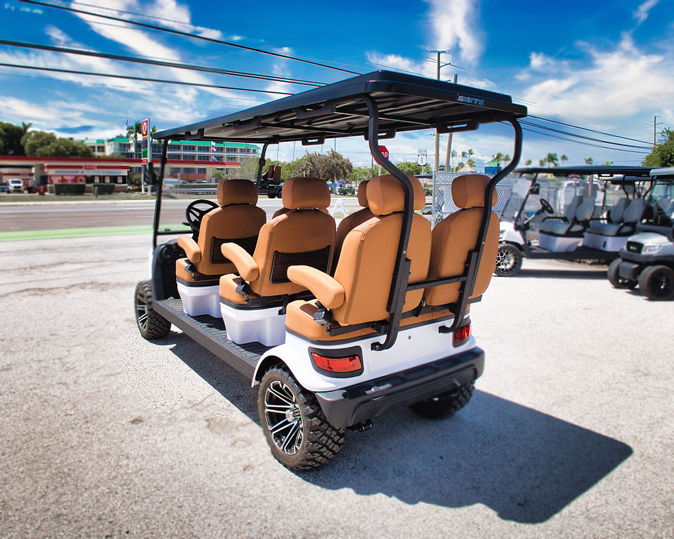 Thumbnail: 2026 Sierra AX6 Summit White - Street Legal Electric Golf Cart
