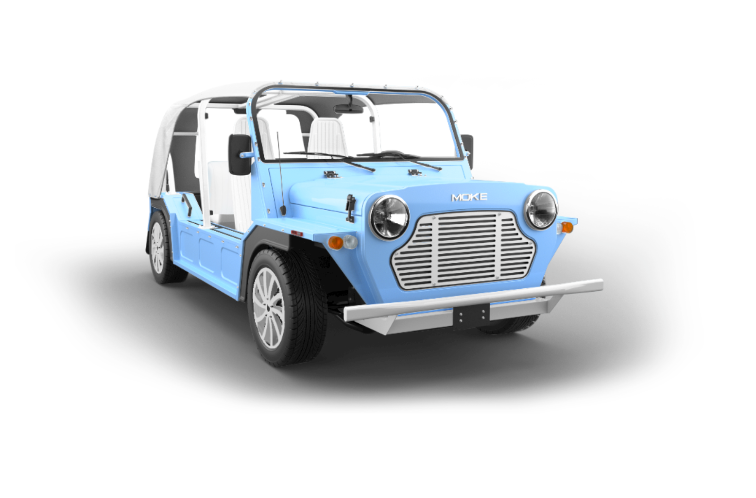 2026 Moke America Blue eMoke - 45mph Street Legal Electric Vehicle