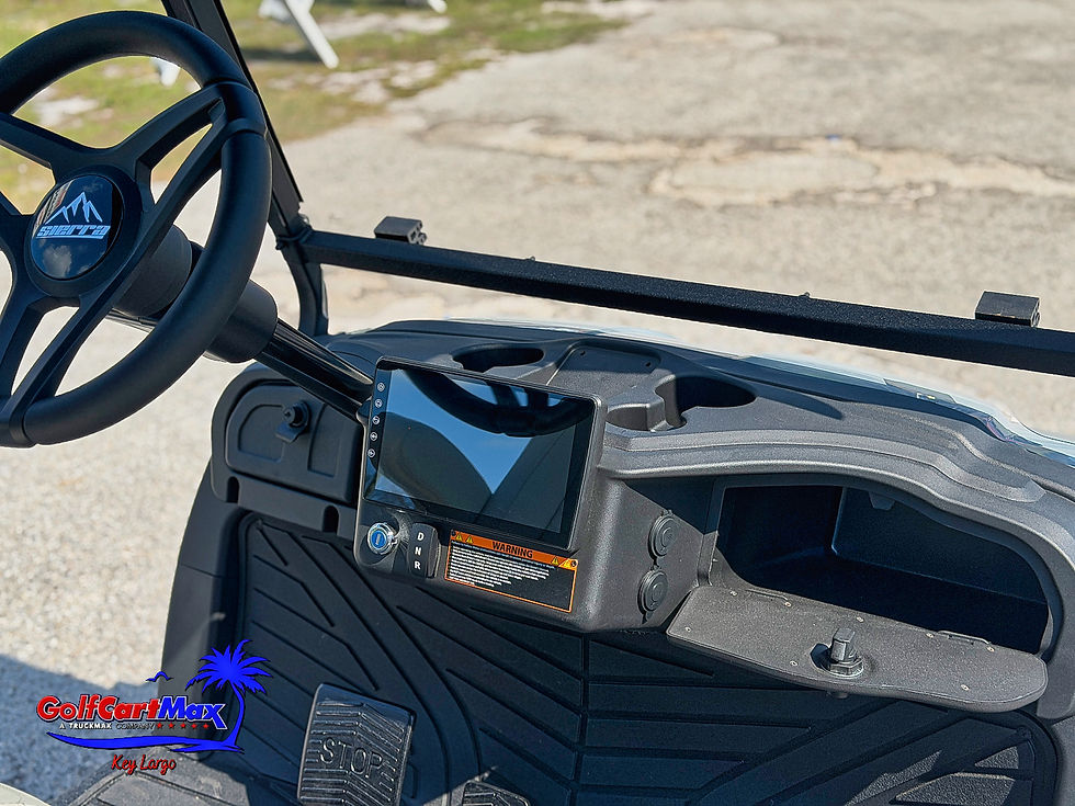 Thumbnail: 2026 Sierra AX2 Carrier Gray - Street Legal Electric Golf Cart