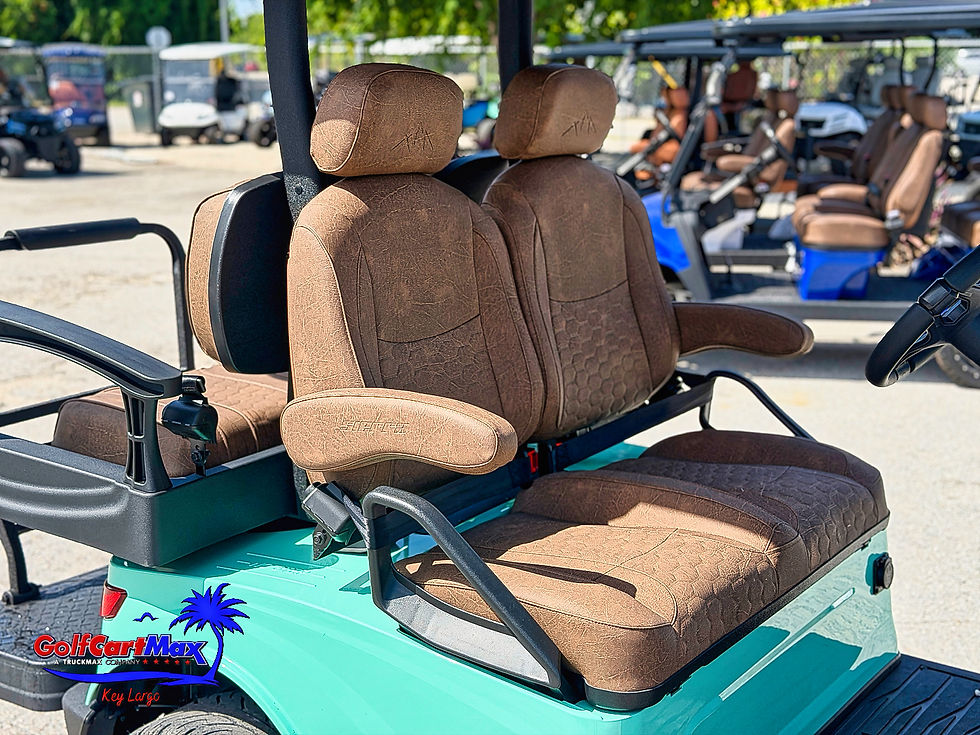 Thumbnail: 2026 Sierra AX2 Sea-foam Green - Street Legal Golf Cart