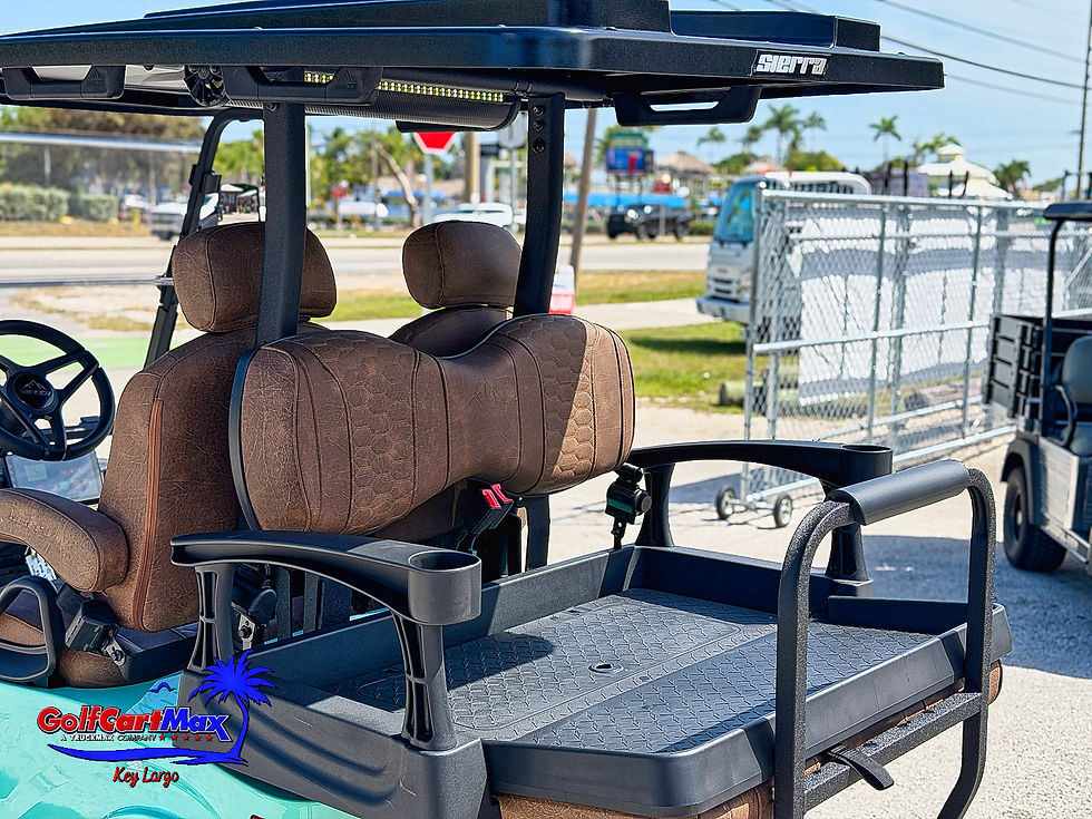 Thumbnail: 2026 Sierra AX2 Sea-foam Green - Street Legal Golf Cart