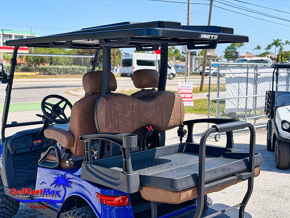 Thumbnail: 2026 Sierra AX2 Maritime Blue - Street Legal Golf Cart