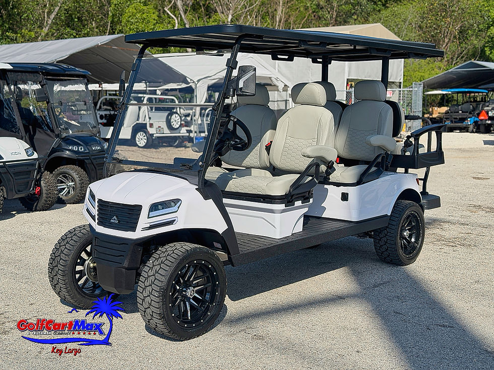 Thumbnail: 2026 Sierra AX3 Summit White - Street Legal Electric Golf Cart