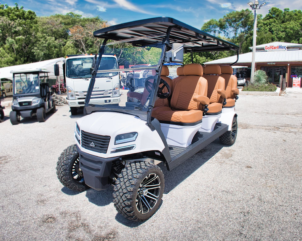 Thumbnail: 2026 Sierra AX6 Summit White - Street Legal Electric Golf Cart
