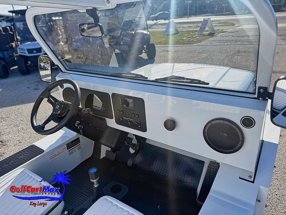 Thumbnail: 2026 Moke America White Mini Moke - 45mph Electric Vehicle