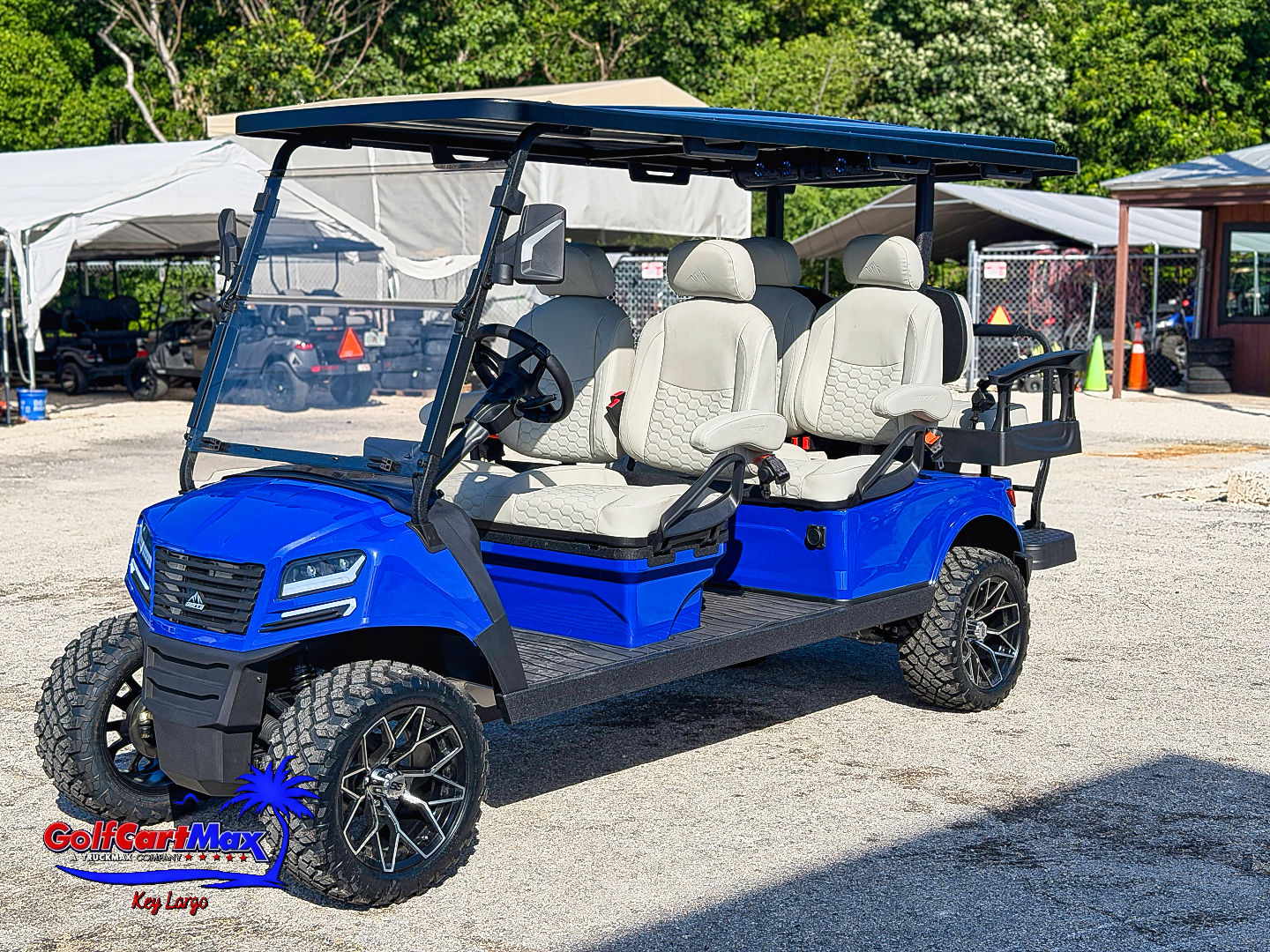 2026 Sierra AX3 Maritime Blue - Street Legal Golf Cart