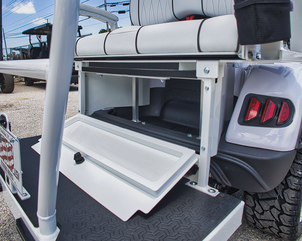 Thumbnail: 2026 Honor G1 4+2 Luxe White - Street Legal Electric Golf Cart