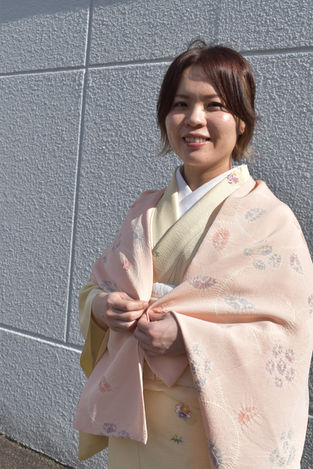 着物からストールへ仕立て直し