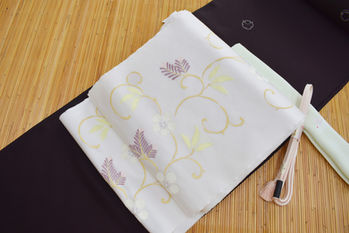 飛び柄小紋×名古屋帯(都)