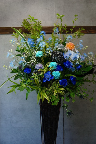 Stand Flower-Single Blue | sankoudou-sagamiono Stand Flower-Single Blue | sankoudou-sagamiono