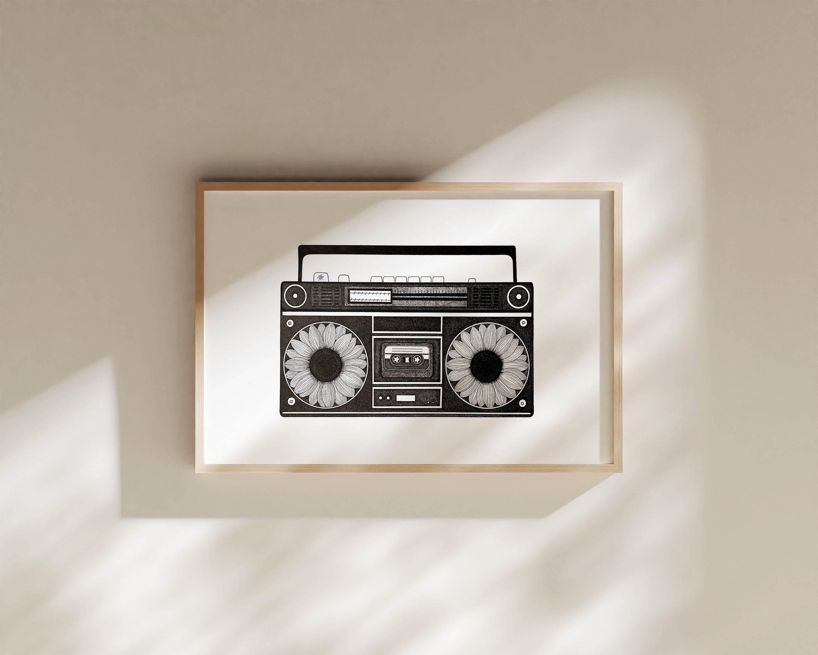 Flower boombox