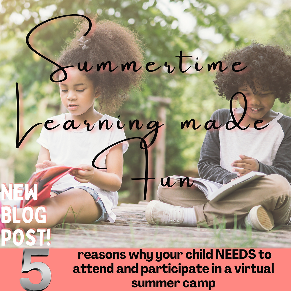 Let's go to Camp! virtual summer camp
