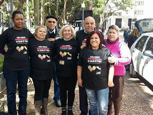 AAPERGS participa de abraço ao Banrisul