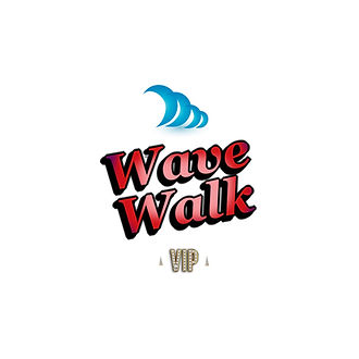 Wave walk logo bu Cografing