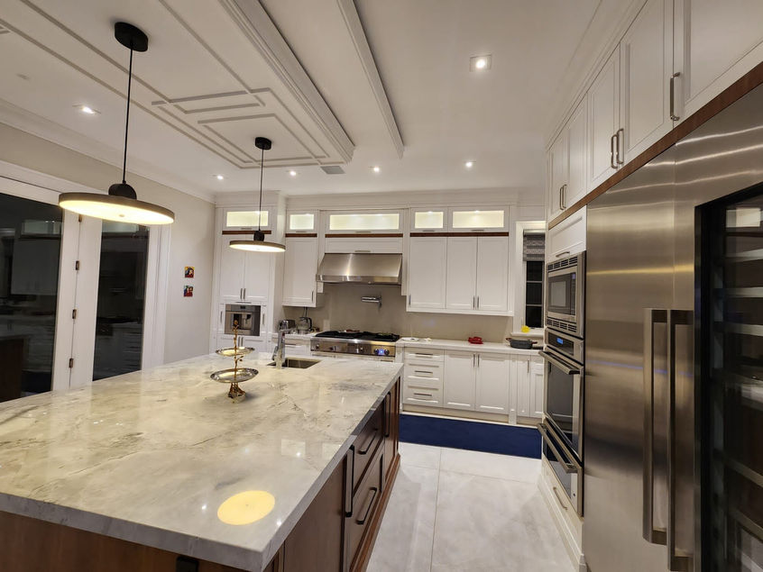 Modern lighting design for a residential project in Toronto