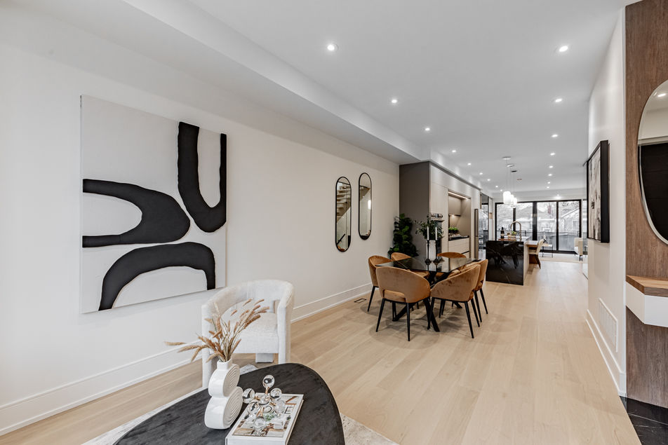 Modern lighting design for a residential project in Toronto