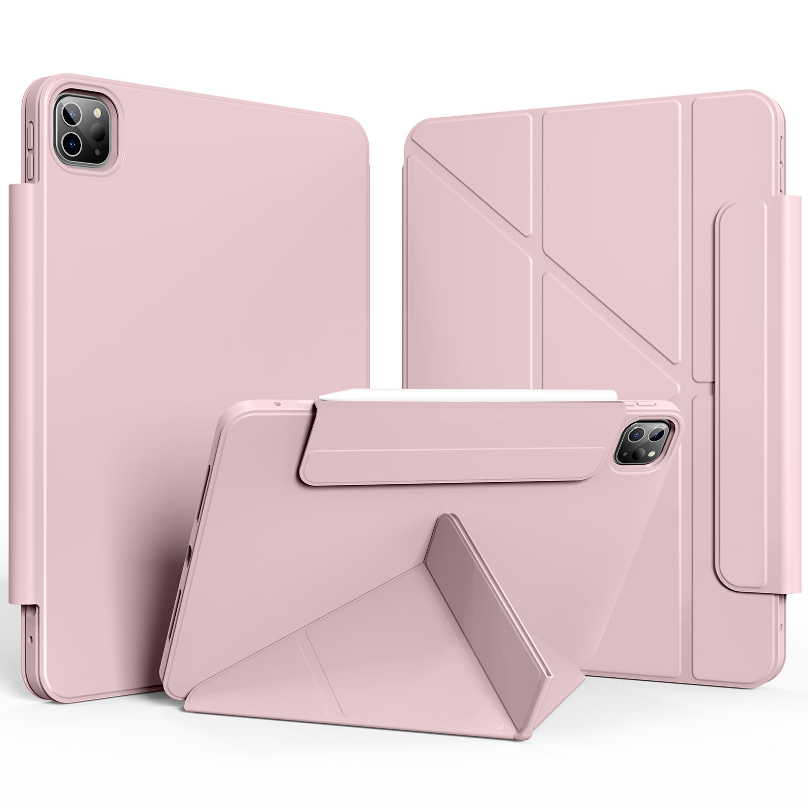 ZOYU Case iPad 10 Air 11 4/5 10.9 Pro 11 13 2024 Detachable Y-Shaped Folding, i