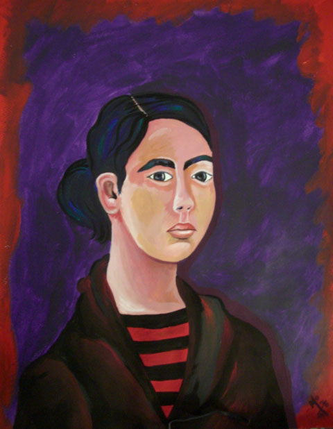 Mself-portrait (Monica).