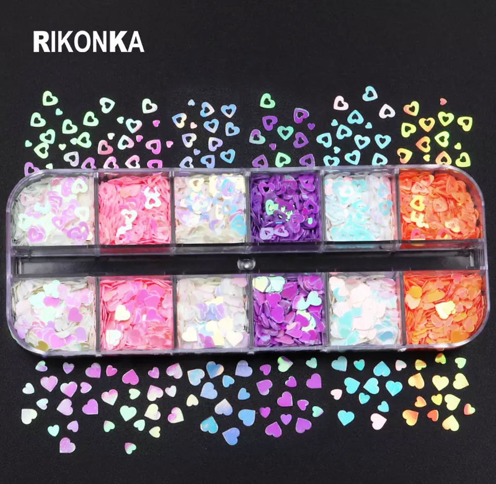 Miniatura: 12Gird Box Multi Size AB/Colorful Hotfix Rhinestones Flatback Crystal Diamond Ge