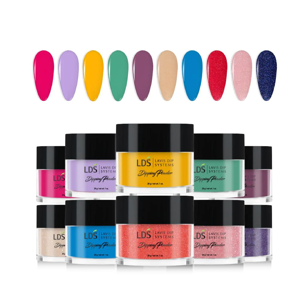 LDS Summer Collection 1oz/ea (10 Colors): 10, 11, 18, 19, 120, 143, 115, 131, 14